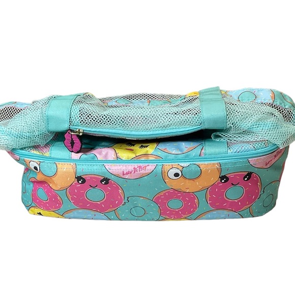 Luv Betsy Johnson Donut Mesh & Canvas Cooler Tote - Picture 8 of 8
